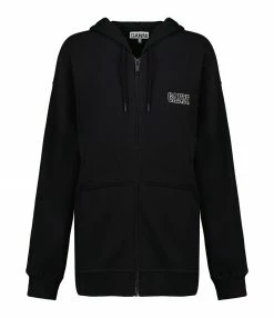 Top 10 😍 GANNI Veste Zip Software Isoli Noir 🎁