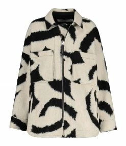 Bon marché 🔔 IRO Veste Mofu Noir Blanc ✔️