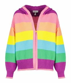 Meilleur prix 🎉 MIRA MIKATI Cardigan Coton Rayures Multicolore 🎉