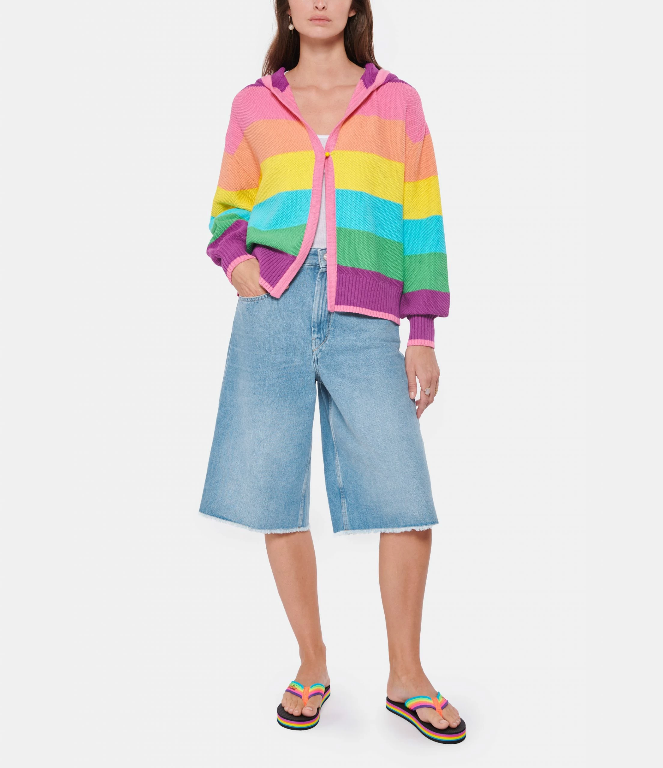 Meilleur prix 🎉 MIRA MIKATI Cardigan Coton Rayures Multicolore 🎉 5 Meilleur prix 🎉 MIRA MIKATI Cardigan Coton Rayures Multicolore 🎉 – Image 5