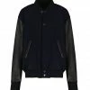 Top 10 👍 GOLDEN GOOSE Veste Bomber Homme Golden Laine Bleu Foncé Noir ⭐