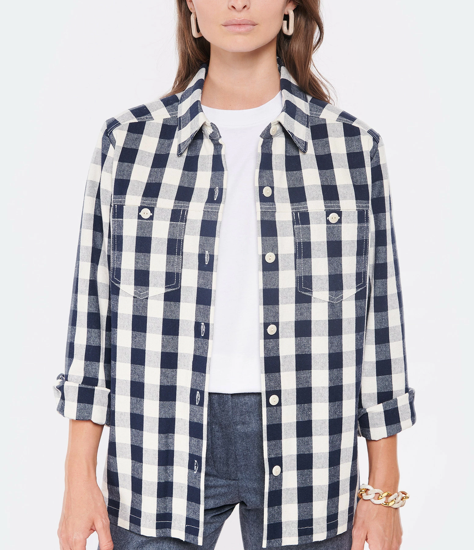 Meilleur prix 🛒 A.P.C. Veste Isla Coton Bleu Marine ✨ 3 Meilleur prix 🛒 A.P.C. Veste Isla Coton Bleu Marine ✨ – Image 3