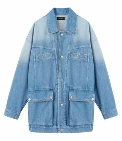 Budget ✔️ ISABEL MARANT Veste Paolo Coton Denim Bleu ⭐