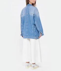 Budget ✔️ ISABEL MARANT Veste Paolo Coton Denim Bleu ⭐ -BOUTIQUE MARGAUX LONNBERG unnamed file 897