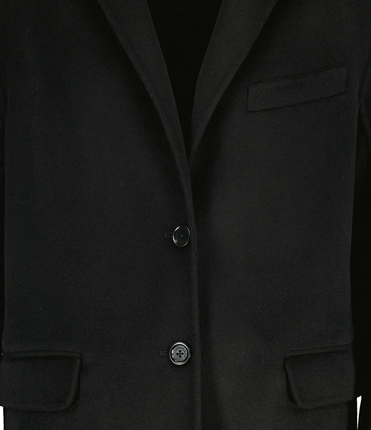 Meilleure vente ❤️ ANINE BING Veste Blazer Quinn Laine Noir 👍 2 Meilleure vente ❤️ ANINE BING Veste Blazer Quinn Laine Noir 👍 – Image 2