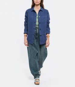 Coupon ❤️ MAISON STANDARDS Veste Peintre Denim Bleu 🎁 -BOUTIQUE MARGAUX LONNBERG unnamed file 934