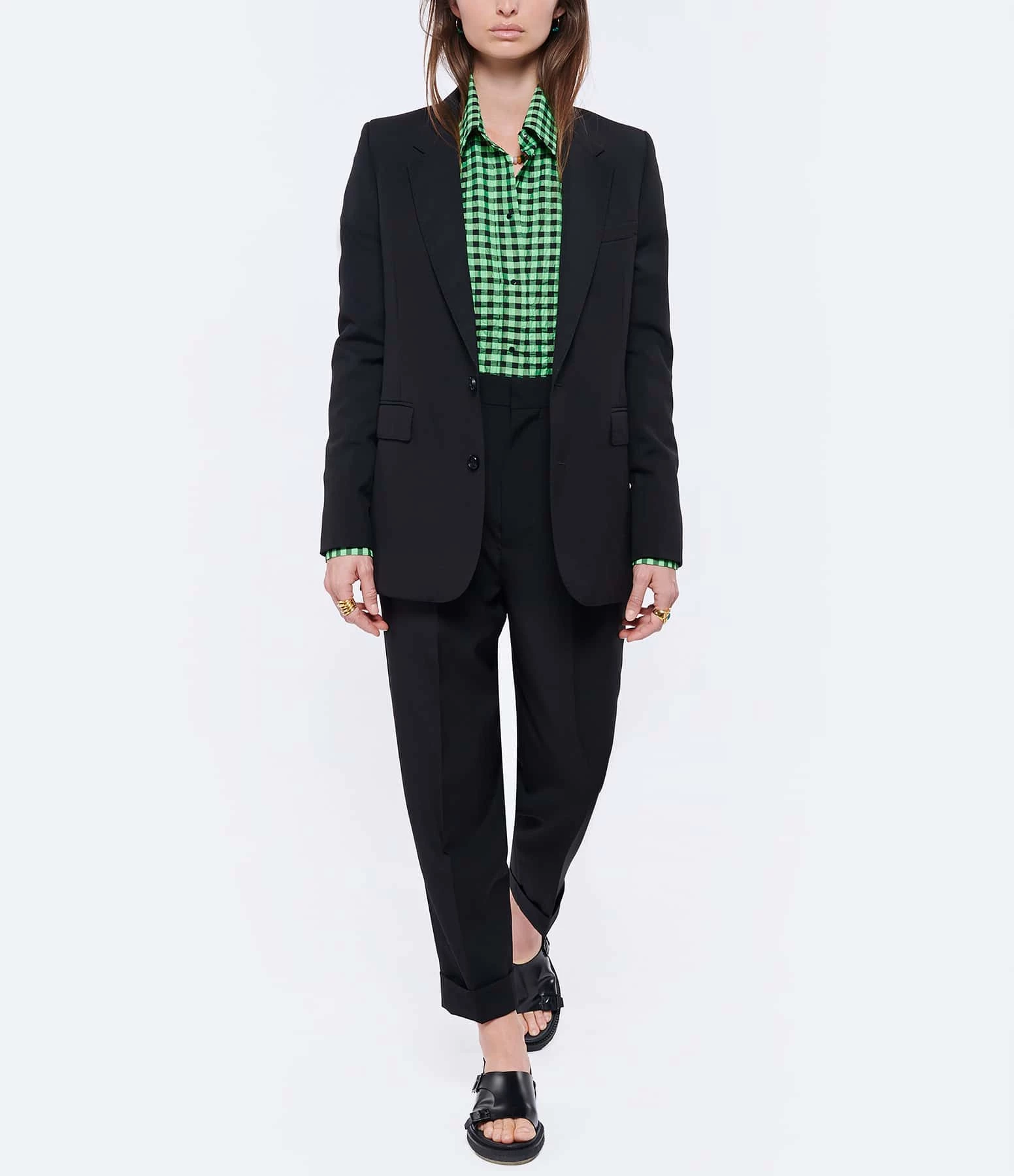 Offres ???? AMI PARIS Veste Blazer Laine Noir ✔️ 3 Offres ???? AMI PARIS Veste Blazer Laine Noir ✔️ – Image 3