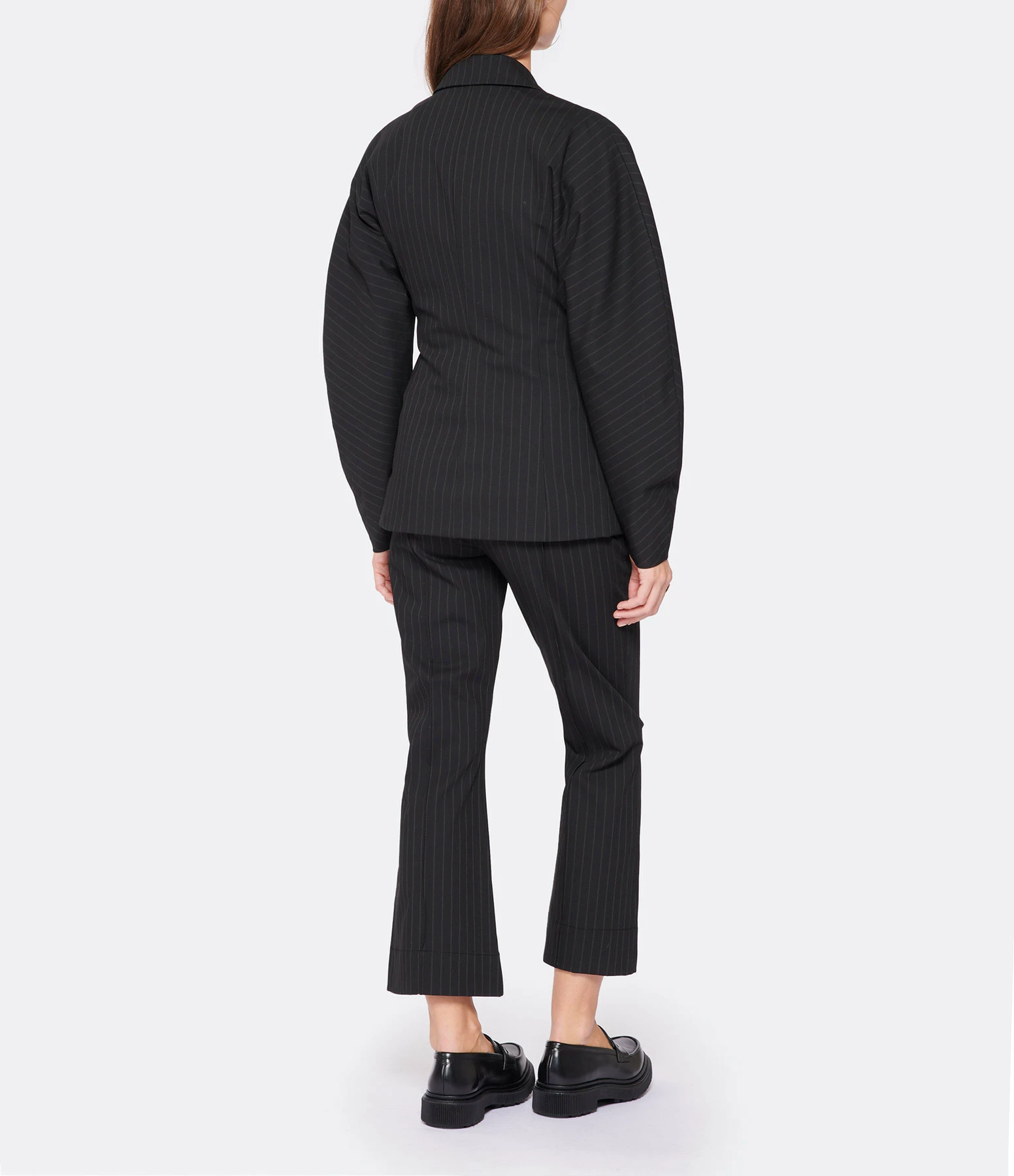 Top 10 🥰 GANNI Veste Blazer Stretch Rayures Noir ⌛ 5 Top 10 🥰 GANNI Veste Blazer Stretch Rayures Noir ⌛ – Image 5