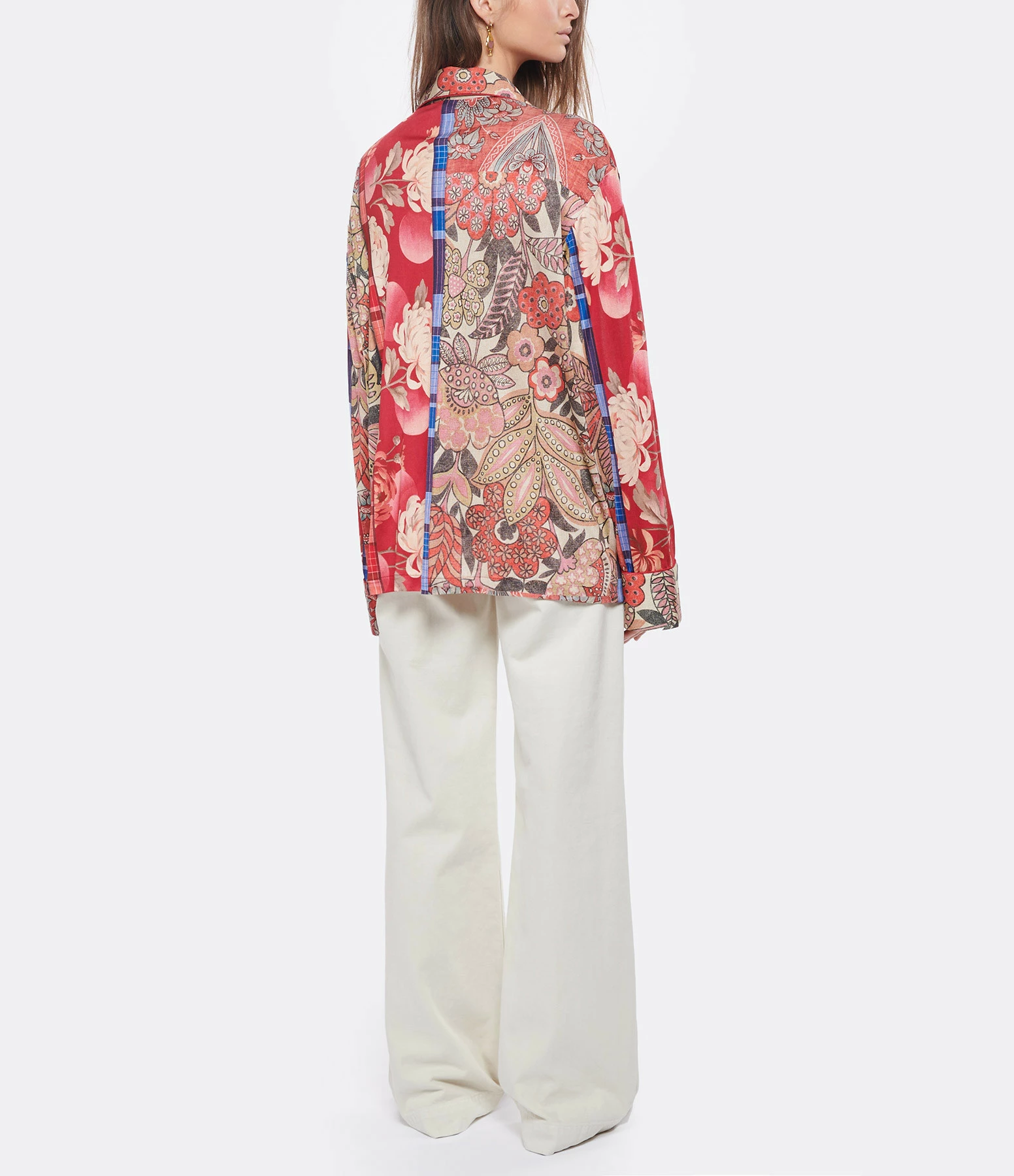 Nouveau 🧨 PIERRE-LOUIS MASCIA Veste Febo Soie Imprimé Rose 🥰 5 Nouveau 🧨 PIERRE-LOUIS MASCIA Veste Febo Soie Imprimé Rose 🥰 – Image 5