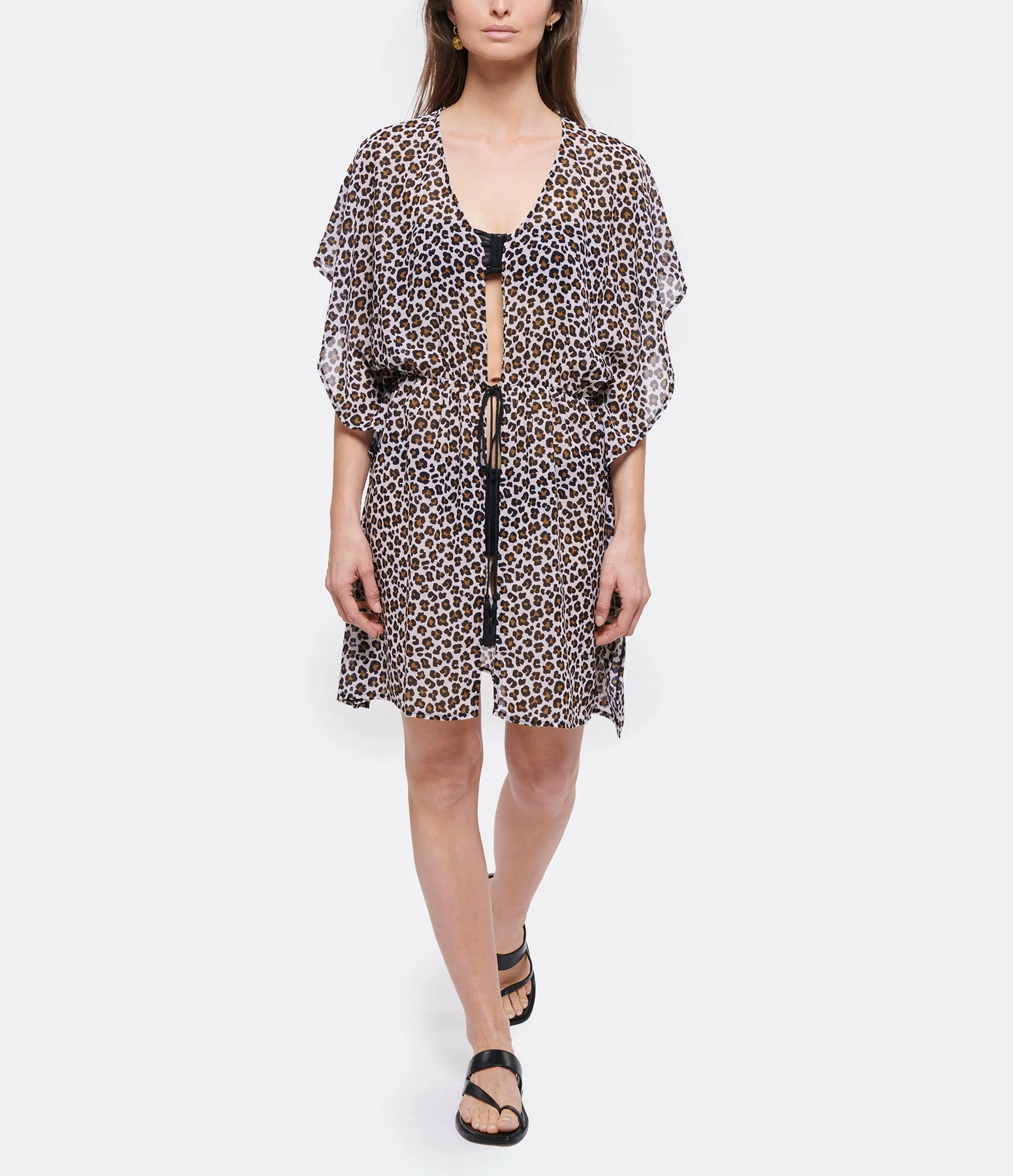 Sortie 👏 CARIOCA Kimono Winnie Imprimé Léopard 💯 3 Sortie 👏 CARIOCA Kimono Winnie Imprimé Léopard 💯 – Image 3