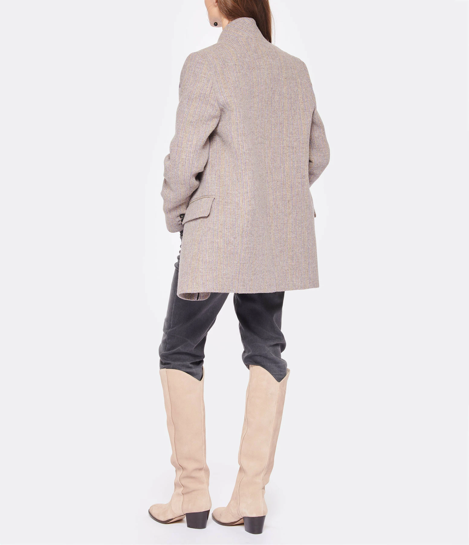 Meilleure affaire ✨ VANESSA BRUNO Veste Blazer Jovanka Laine Vierge Biscuit 💯 5 Meilleure affaire ✨ VANESSA BRUNO Veste Blazer Jovanka Laine Vierge Biscuit 💯 – Image 5