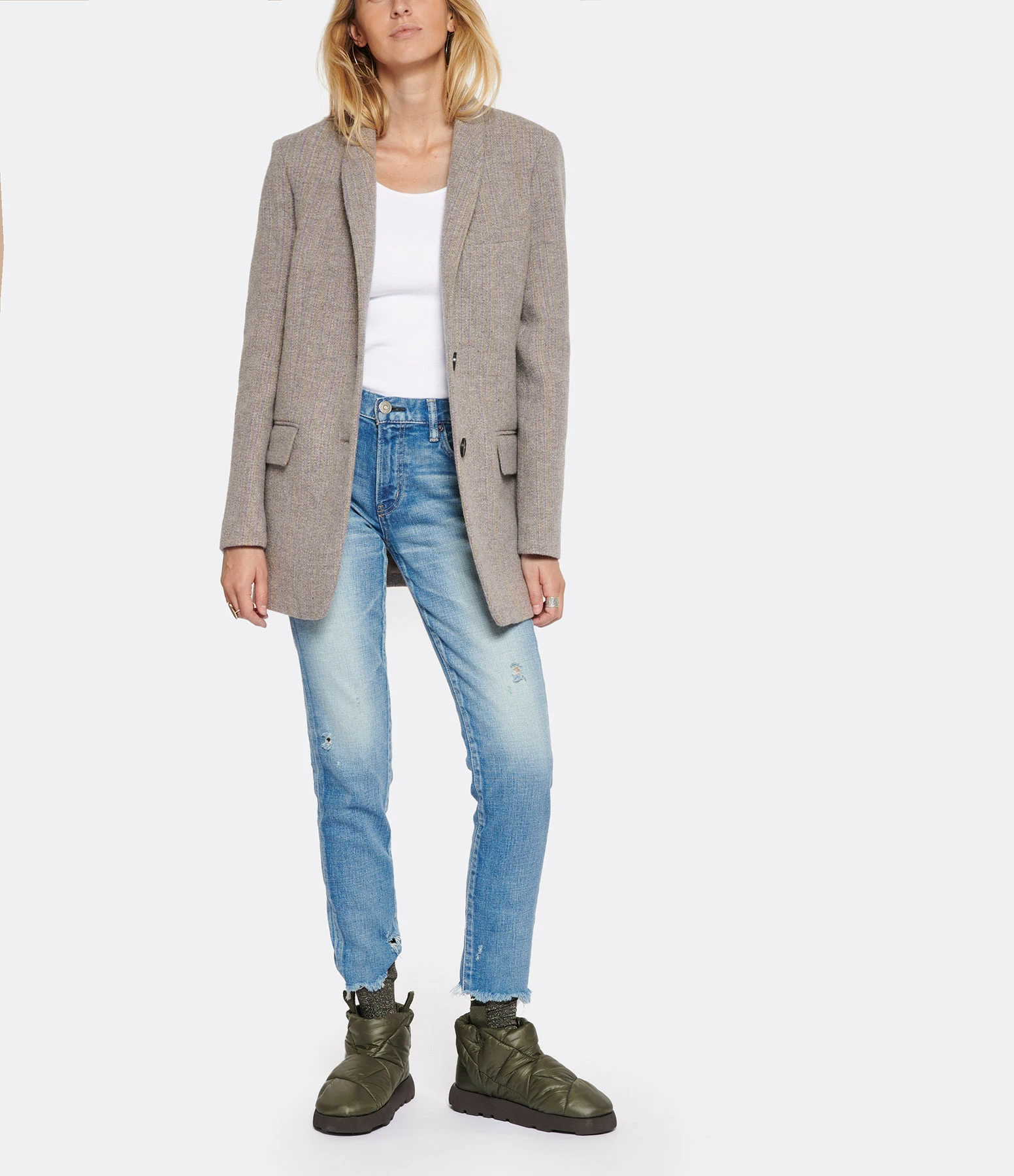 Meilleure affaire ✨ VANESSA BRUNO Veste Blazer Jovanka Laine Vierge Biscuit 💯 8 Meilleure affaire ✨ VANESSA BRUNO Veste Blazer Jovanka Laine Vierge Biscuit 💯 – Image 8